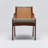 Delray 19'' H Upholstered Mahogany Armchair-90795100-91437503