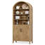 Armoire de rangement 70 po H 70,87 po avec tablettes ouvertes, garde-manger rustique et bibliothèque pour la cuisine et la salle à manger
