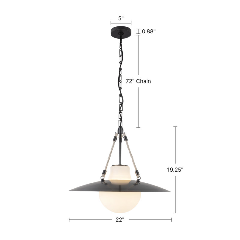 Waverly 1 - Light Pendant, Urban Bronze