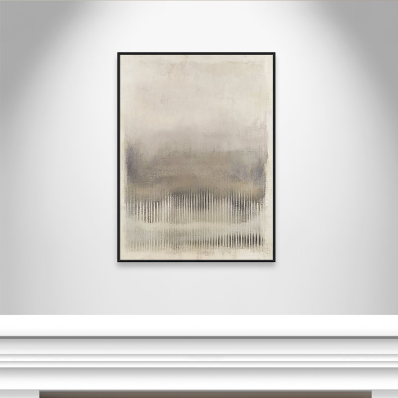 Équilibre équilibré II par Irena Orlov, Cadre flottant noir, H 49,5 po x l 37,5 po