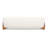90.5" Sherpa Sofa, Ivory White Boucle