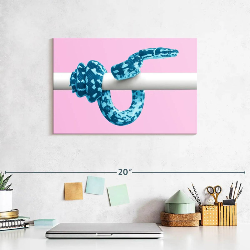 Snake I, 8" H x 12" W
