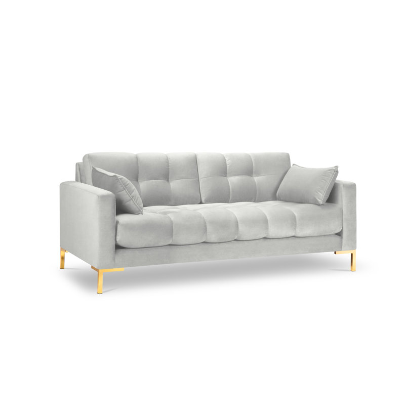 Adoraim 3 Seater Sofa, Gold, Silver
