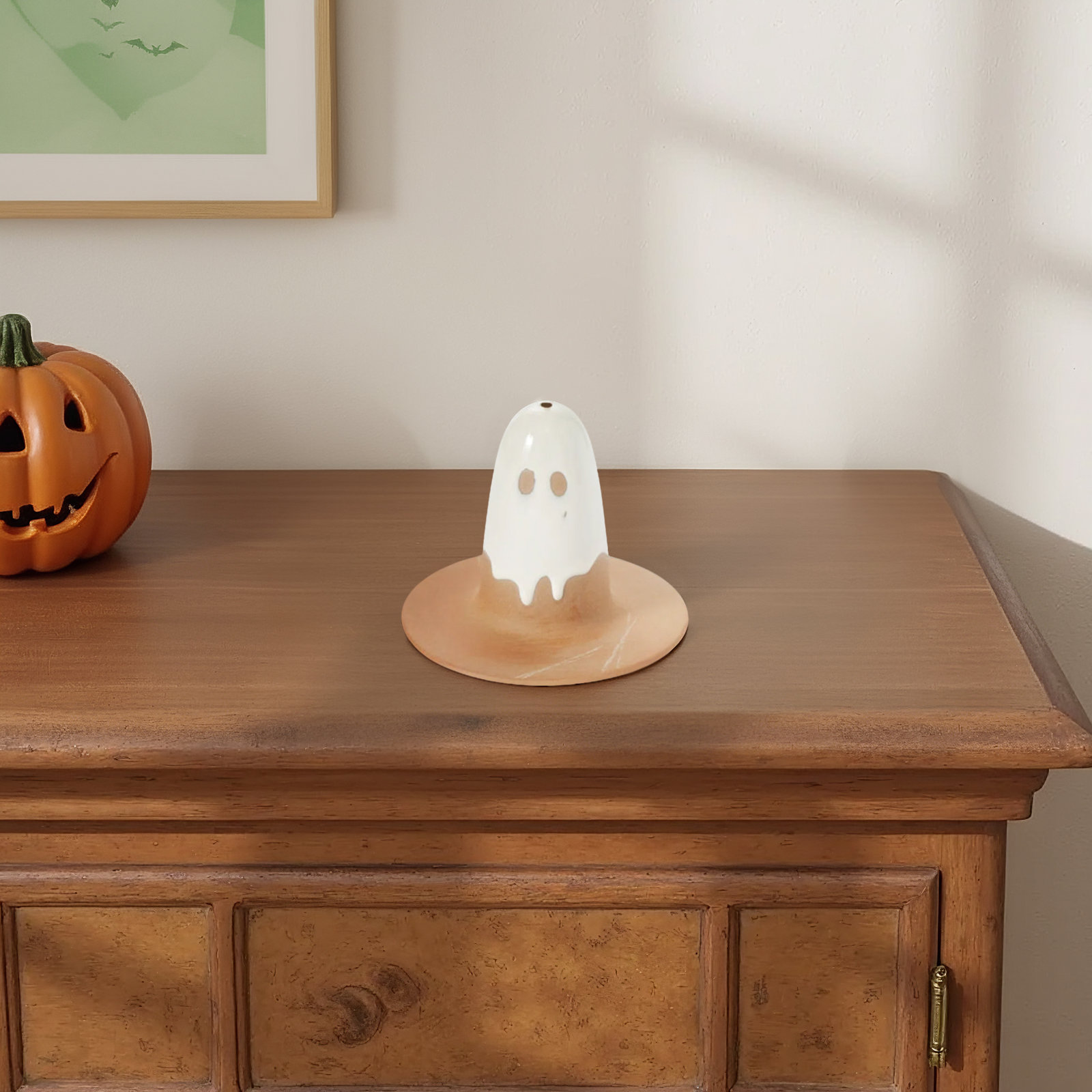 Ghosted Incense Holder 4.75"x 3.75"