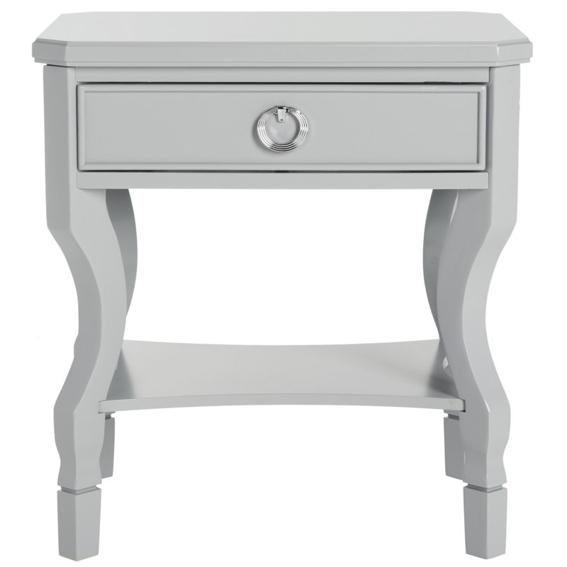 Table de chevet 24 po Elegant Desirat, Gris