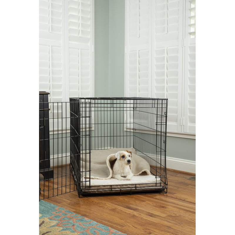 Lit de grotte 100% lavable, H 3 po x l 25 po x P 41 po, Peau de daim