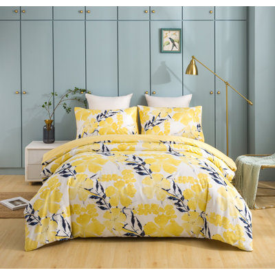 Sateen Floral Duvet Cover