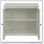 Console blanche avec 2 portes