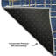 Tapis de qualité supérieure à rayures lavables à la machine AMF998-1416425009