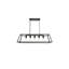 Luminaire suspendu linéaire à intensité variable Barraza-227137274-157984354