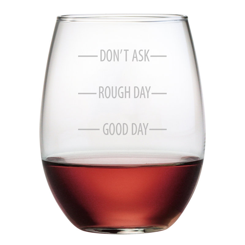 Ne pas poser de verre à vin sans pied 21 oz. Delapaz