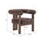 Chaise d'appoint moderne rembourrée avec accoudoirs ronds-618503553