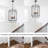5 - Light Dimmable Lantern Square/Rectangle Chandelier-413200685