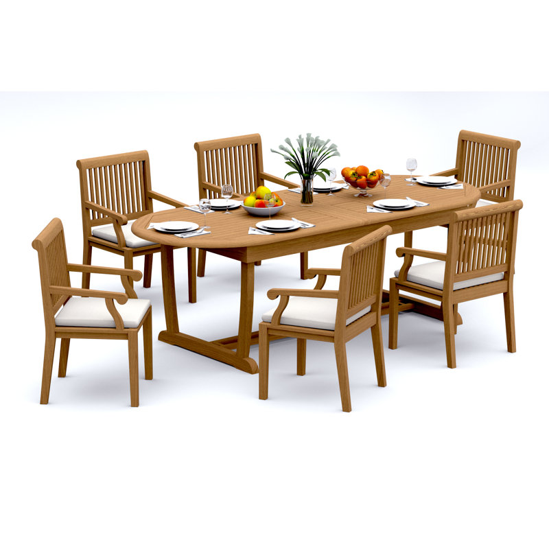 Ensemble repas d'extérieur ovale Sack, 6