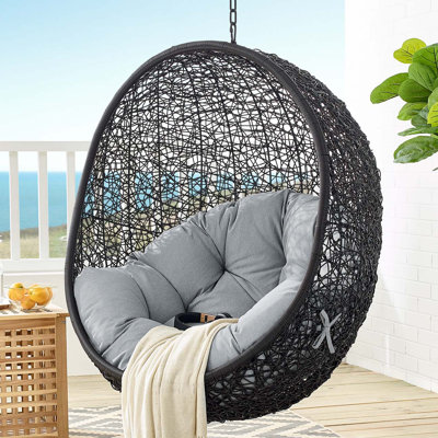 Chaise longue d'extérieur sans support Encase Swing par Modway