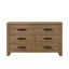 Noyer / châtaignier 3 pièces ensemble commode de lit et miroir Miroir-1148773835