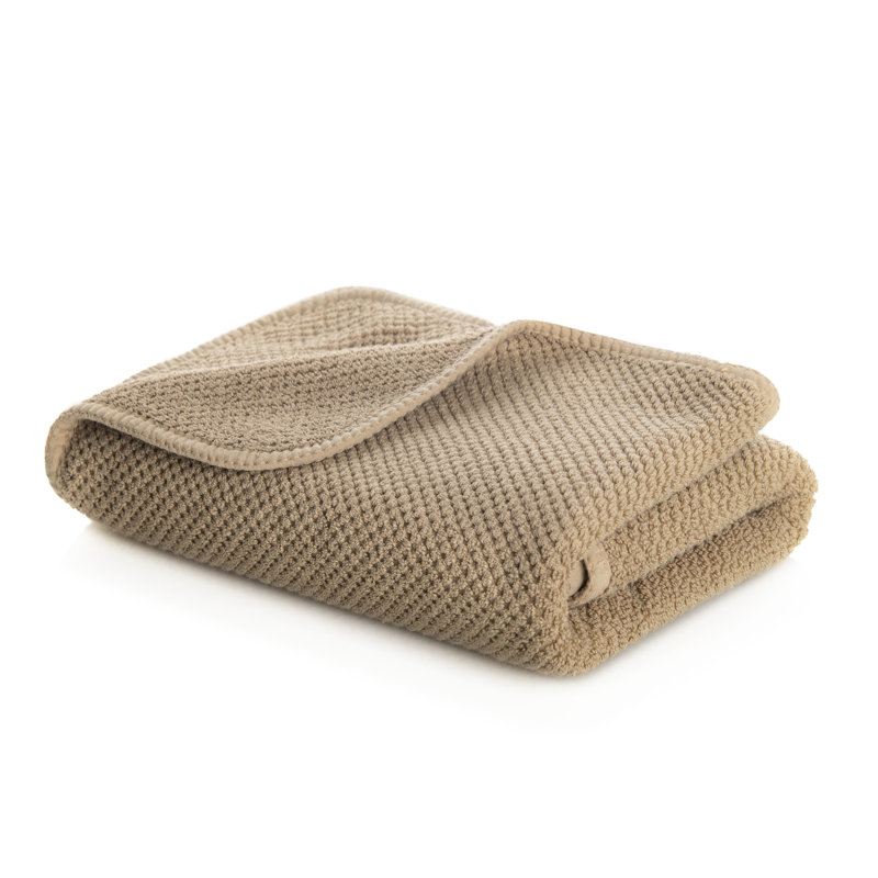 Bee Waffle Bath Towel, Natural, Bath Towels 1-Pack