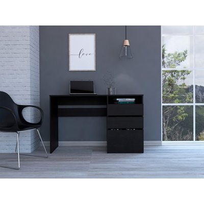 3-Drawer 1-Shelf Computer Desk