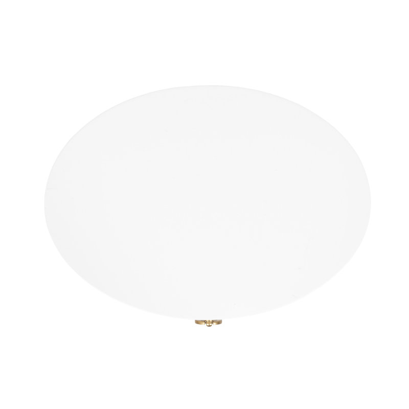 Leighty End Table with Storage, 24" H x 16" W x 11.50" D, White, Gold