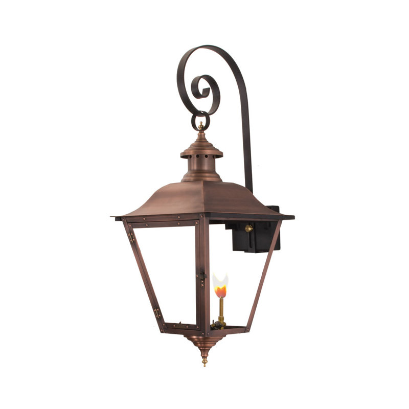 Jolie Outdoor Wall Lantern, 22" H x 11" W x 11" D