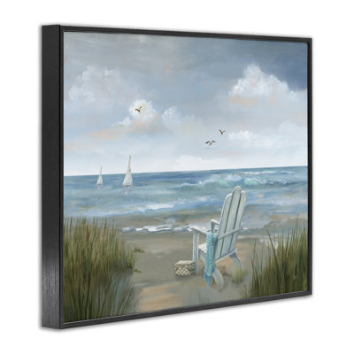 Art de giclée sur fond de plage apaisante par Nan