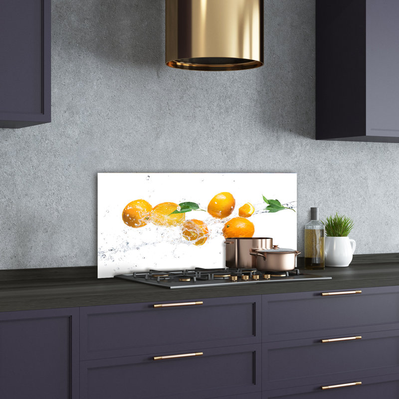 Lorelee 50cm W x 100cm L Glass Peel and Stick Panel