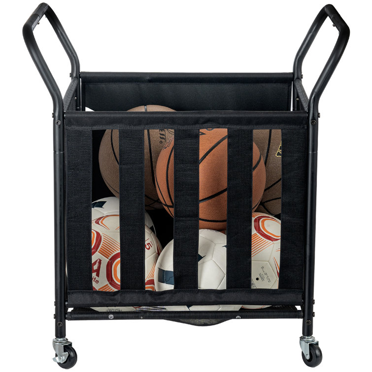 Home Gym Sports Ball Storage Cart