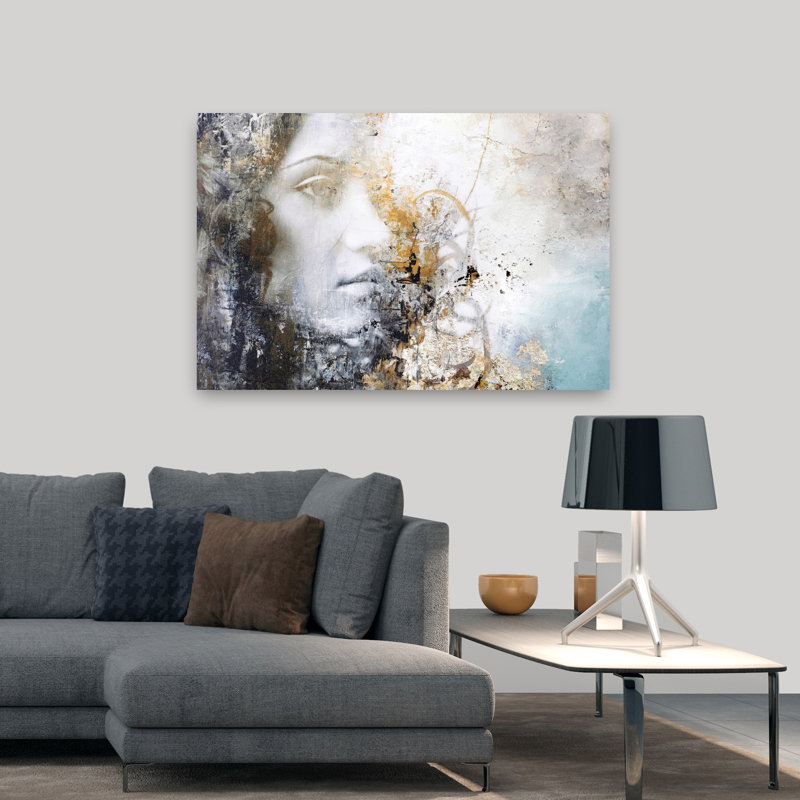 Gradient Abstract Contemporary Urban Art, 32" H x 48" W