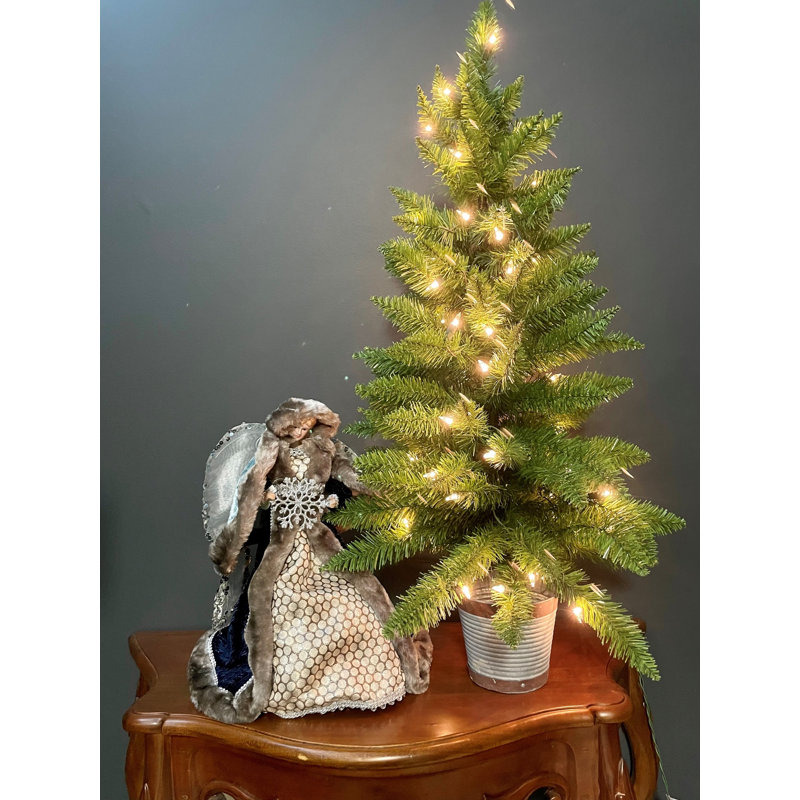 36' Lighted Pine Christmas Tree