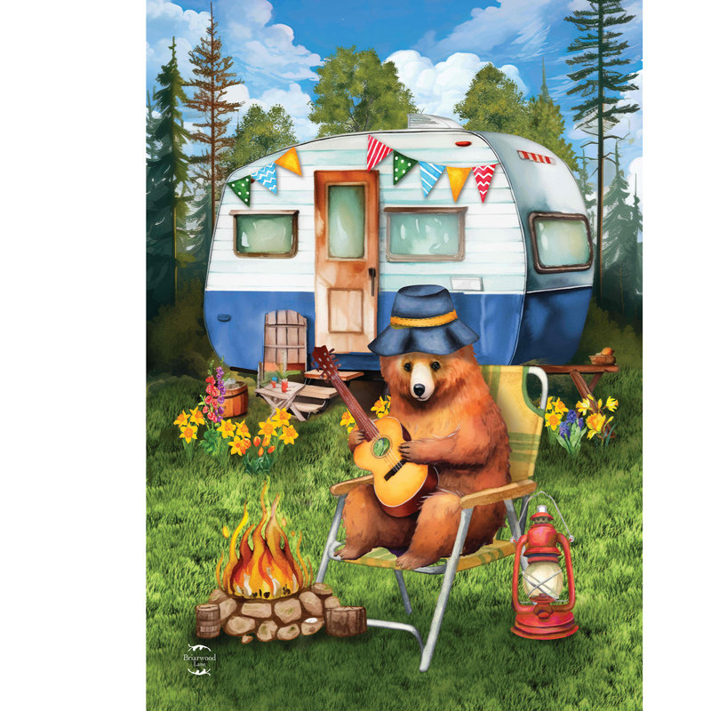Drapeau du camping Bear House