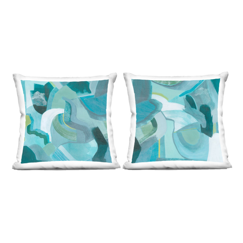 Coussin décoratif Stupell Industries Energetic Designs par Grace Popp (ensemble de 2)