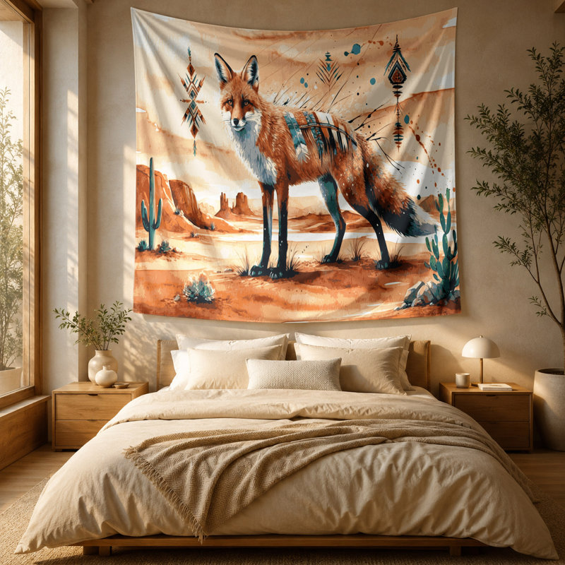 Tapisserie murale South Fox, 88 po x 104 po