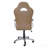 High Back Executive Sport Race Office Chair With Flip-Up Arms, Camel