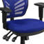 Chaise de bureau ergonomique en filet à dossier moyen avec accoudoirs réglables Siyer-33351265-53663816
