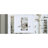 Bathroom Wall Cabinet With 4 Shelves, White, Mirror Storage Mirror, Mounted, Modern Appeal-585056389