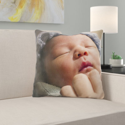 Newborn Throw Pillow