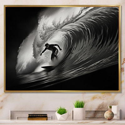 Surfers Paradise, vague grise II sur toile
