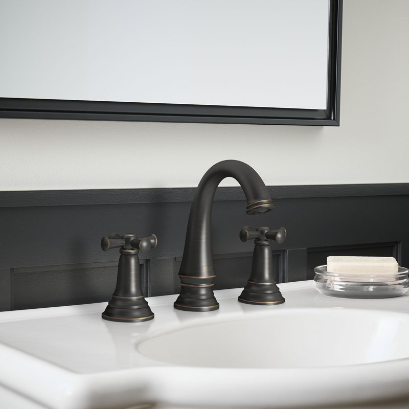 Delancey Widespread 2-handle Bathroom Faucet with Drain Assembly, Legacy Bronze