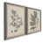 Toile avec cadre gris
