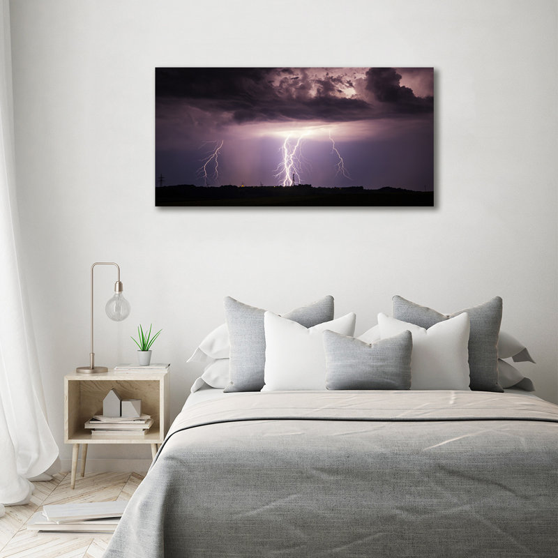Thunderstorm - No Frame Print on Canvas