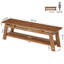 Solid Wood Storage Bench