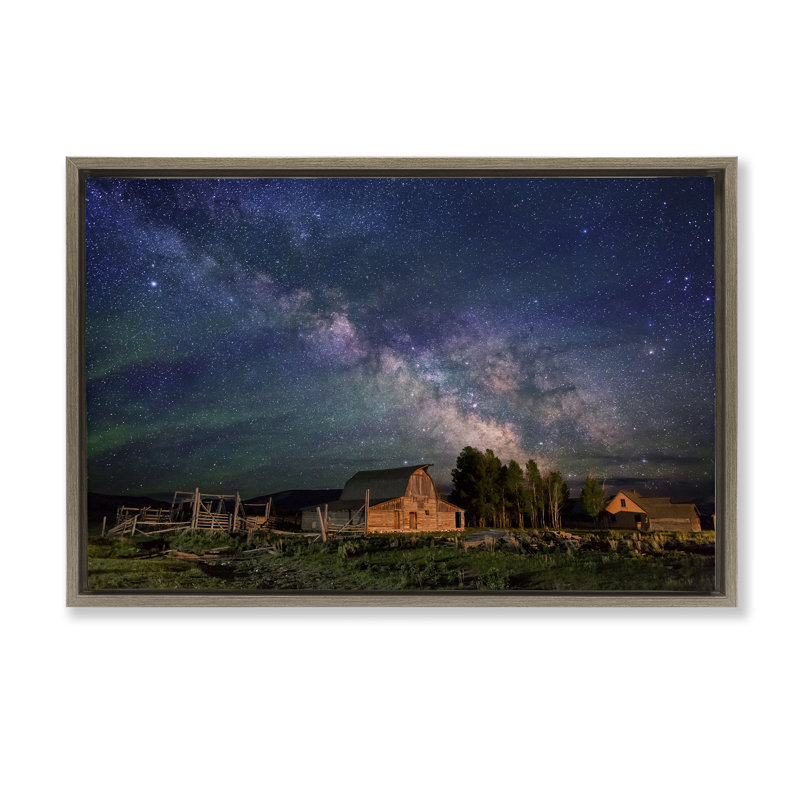 Cadre flottant Nebula Sky, Cadre flottant orme Montalcino, H 21 po x l 31 po