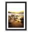 Sunrise at Tenby Beach in Wales in Abstract - Picture Frame Graphic Art Print-55727200-55727202