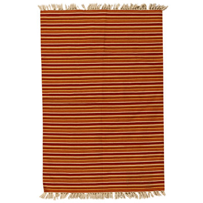 Tapis multicolore de haute qualité noué à la main