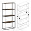 Emilda 80.3 cm W Shelving Unit-1864806833