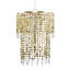 30cm H Plastic Drum Pendant Shade ( Spider ) in Gold