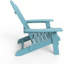 Chaise Adirondack pliante pour l'extérieur Chaises Adirondack faciles à assembler et confortables Chaise en plastique composite résistant aux intempéries pour l'extérieur-639210705