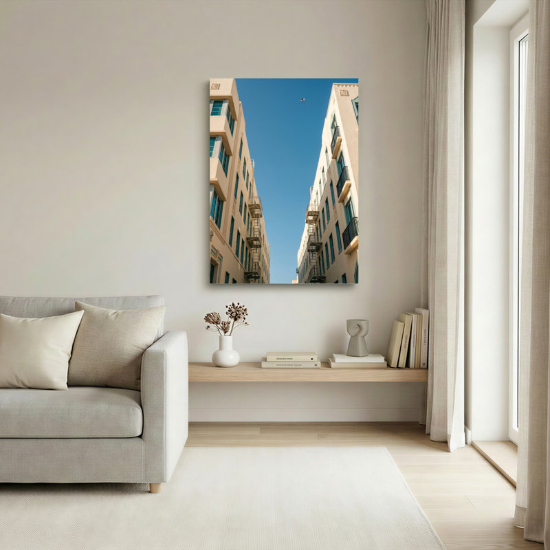 Urban Skyline, reproduction d'art sur toile, ensemble de 1, H 40 po x l 28 po, Toile tendue