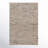 Striped Handmade Area Rug in Beige/Black-130441114
