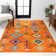 Blakely Tribal Love Geometric Orange/Multi Rug